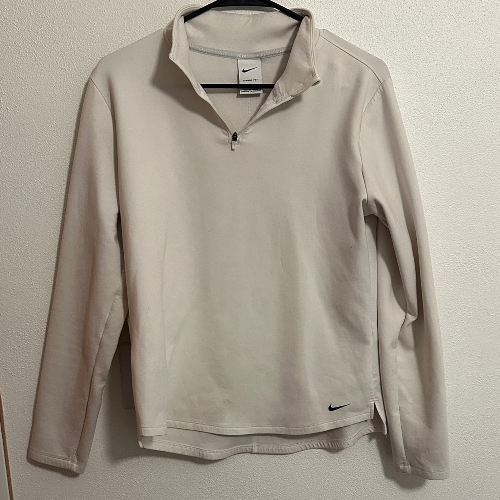 Nike Off-White Quarter-Zip Pullover